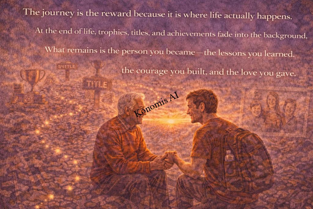 It Is Best to See Life as a Journey, N0t as a Destination 33 32 1