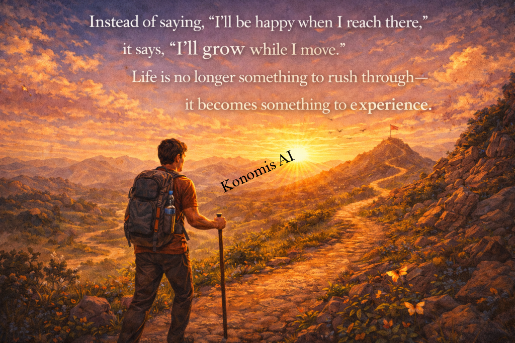 It Is Best to See Life as a Journey, N0t as a Destination 6 5 1