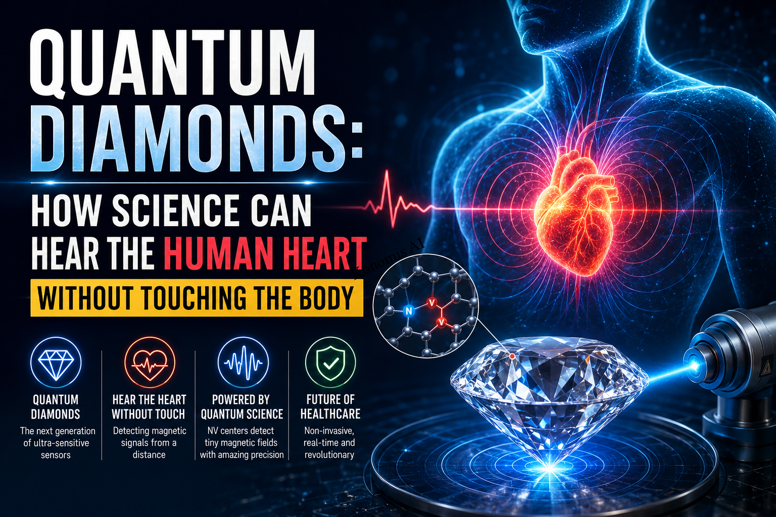 Quantum Diamonds: How Science Can Hear the Human Heart Without Touching the Body
